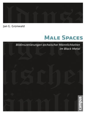 cover image of Male Spaces